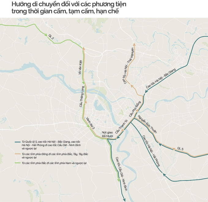 Hà Nội tạm cấm nhiều tuyến đường để diễn tập bảo vệ Đại hội XIV